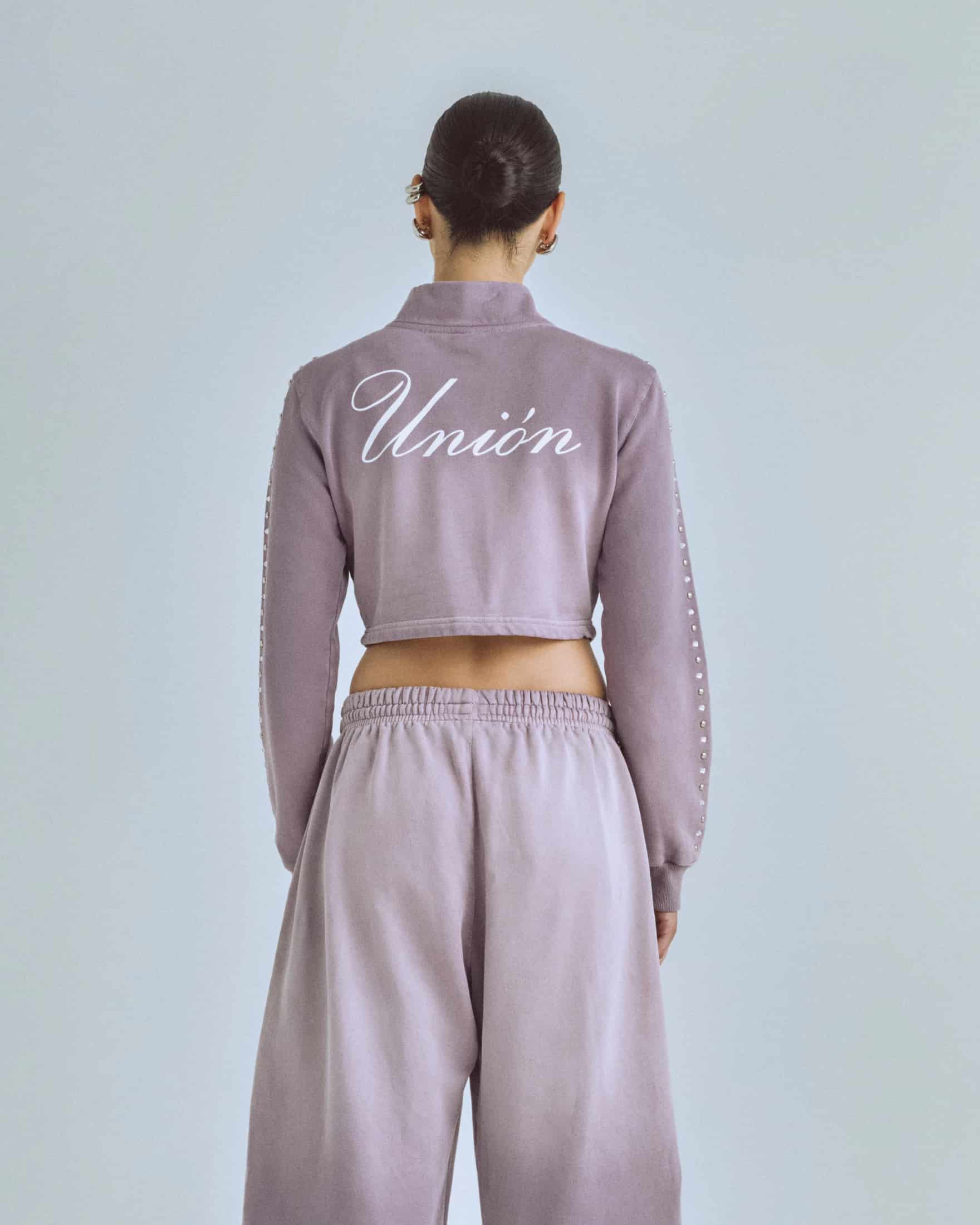 W Santa Union "Unión" Zip Up Turtleneck Purple - miniatura 7
