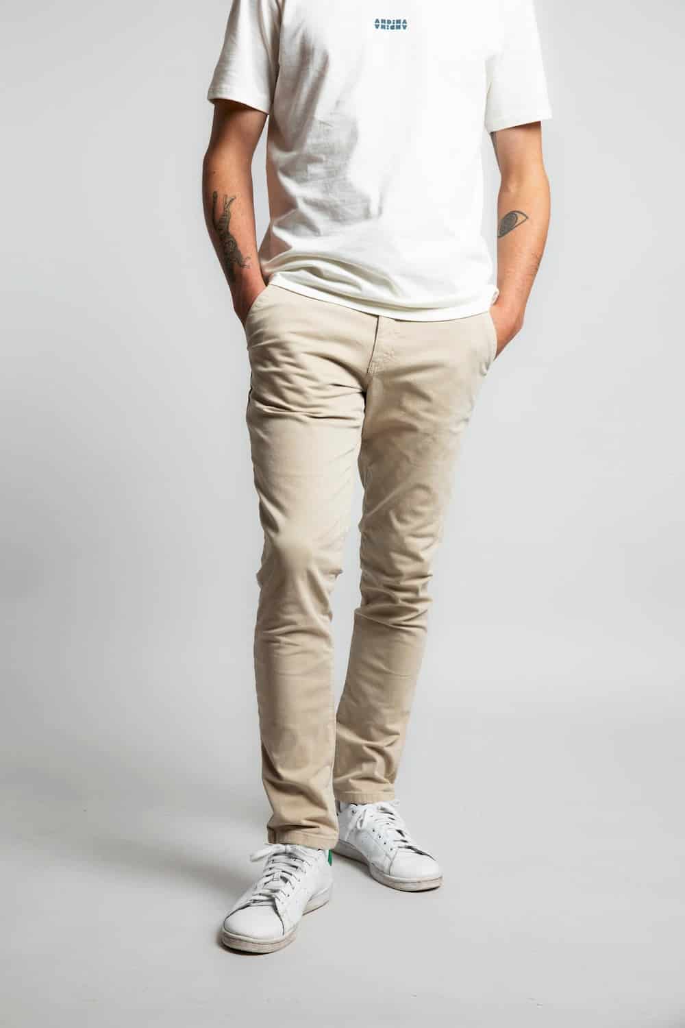 Pantalón de drill khaki - miniatura 3