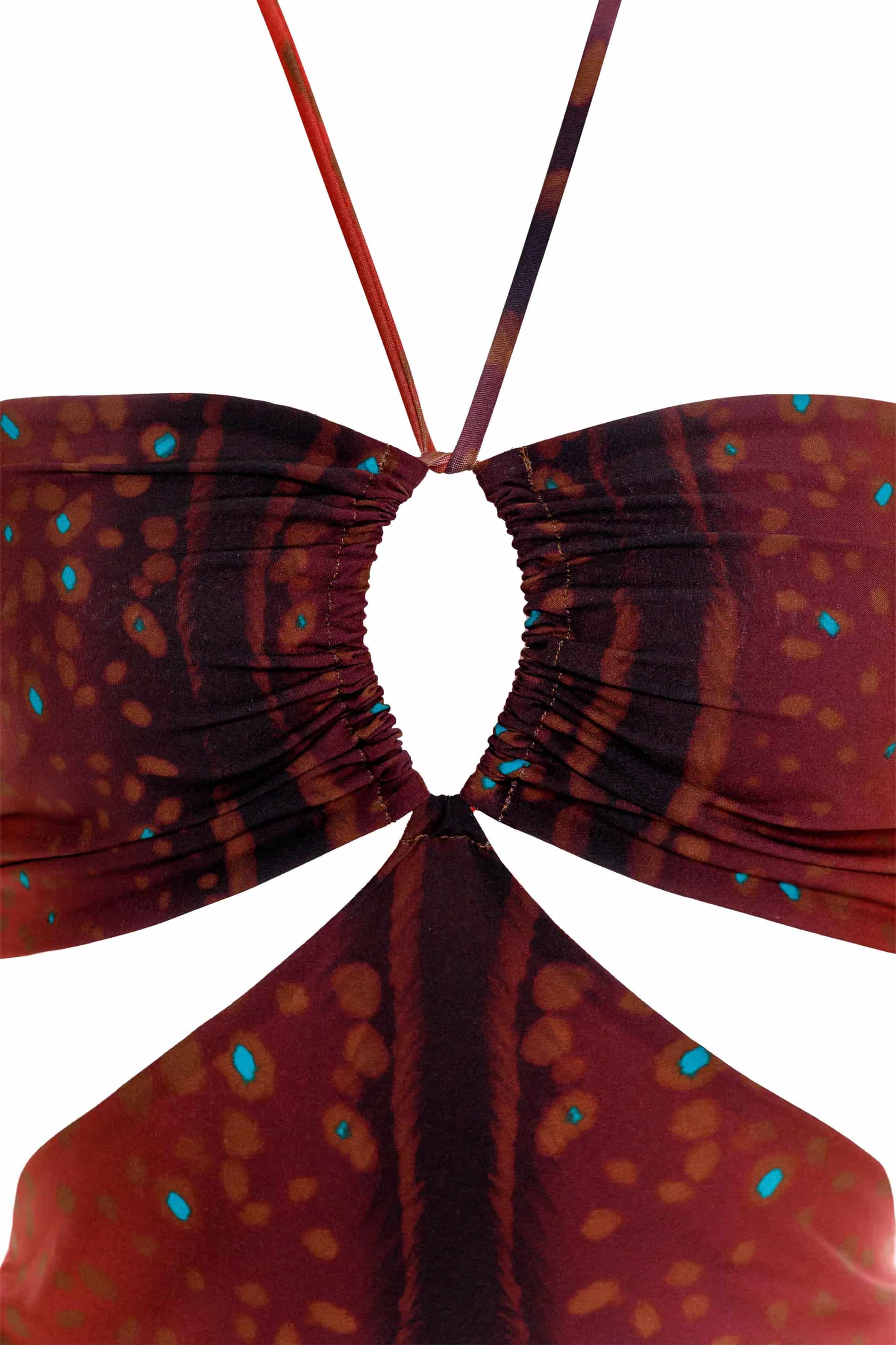 Vestido Largo Brisa Bambi Rojo - miniatura 2