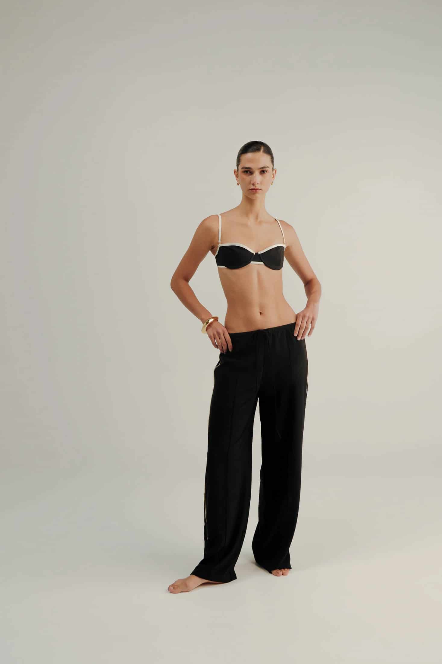 PICOS DE LA SIERRA BIKINI TOP - BLACK - miniatura 3