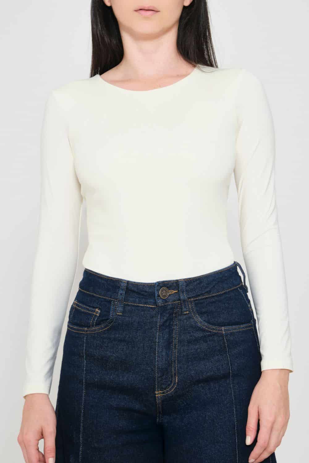 Blusa Hana perla - miniatura 1