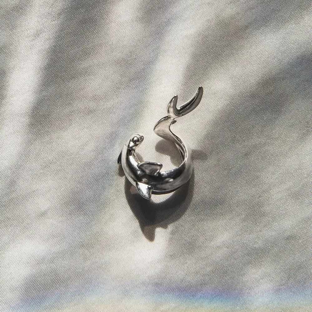 Earcuff Tiburón martillo - miniatura 5