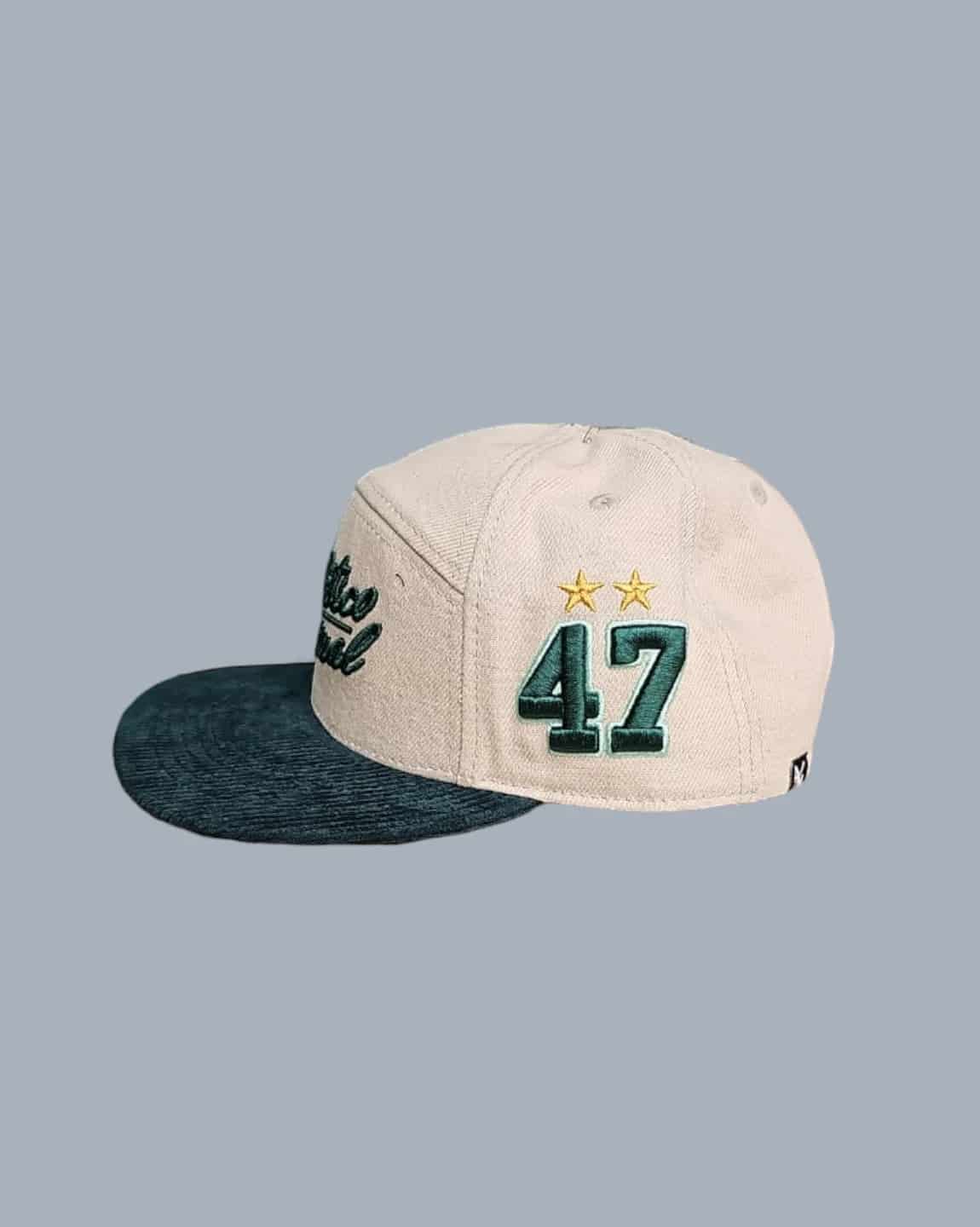 GORRA MARFIL PLANA CORDOROY ATL NACIONAL - miniatura 2