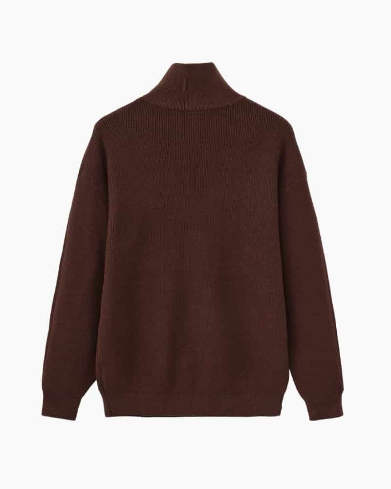 Refined Half-Zip Knit Pullover - miniatura 15