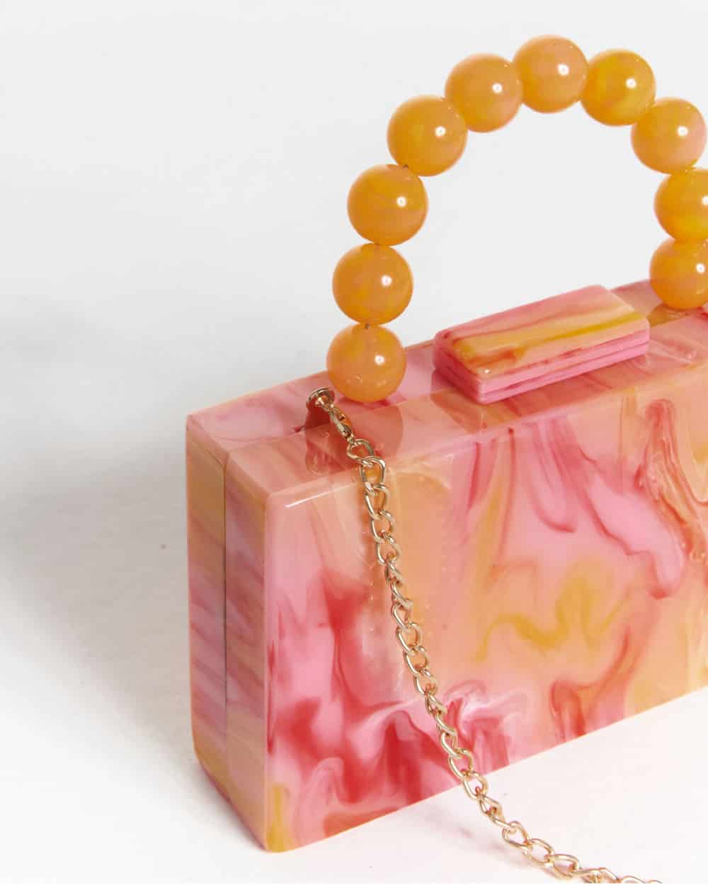 CORAL STONE HANDLE BAG - miniatura 6