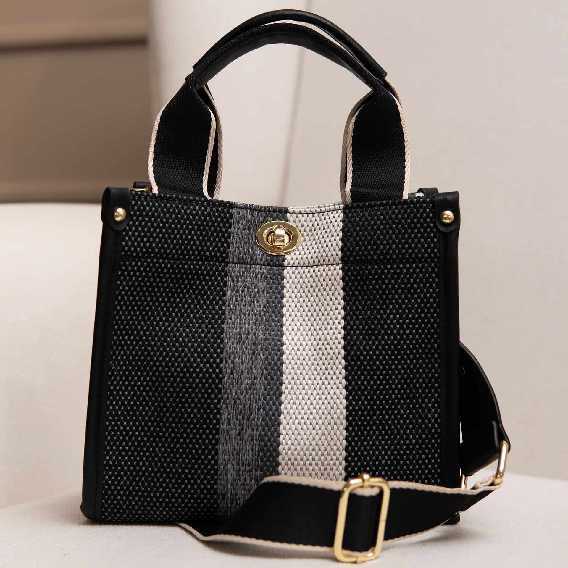Bolso Canvas Rayas - miniatura 4