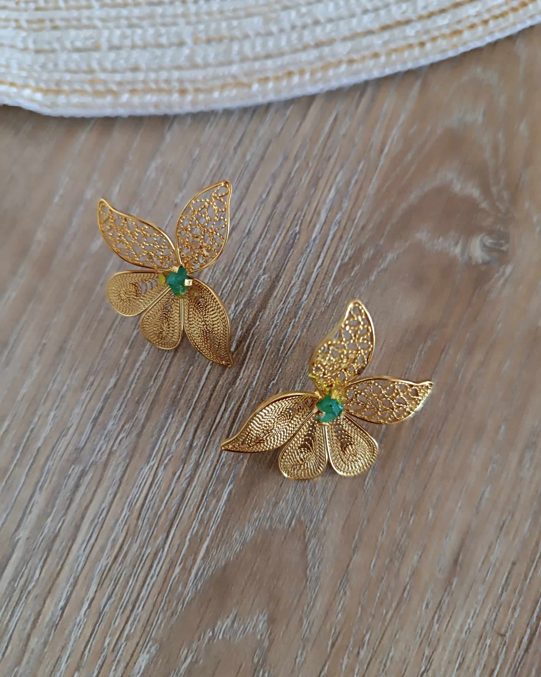 Aretes filigrana topo Imperial - miniatura 5