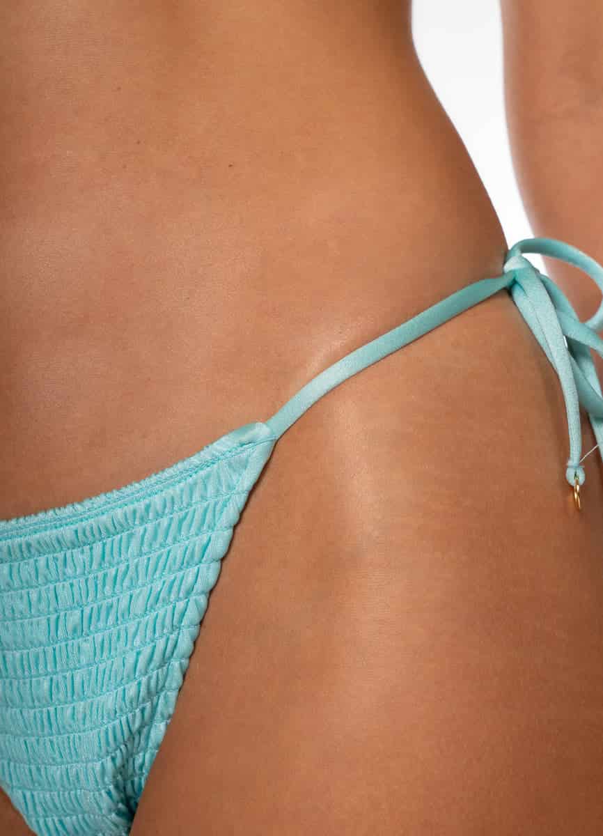 Maaji Indigo Veil Sunflash Low Rise Tie Side Bikini Bottom - miniatura 5