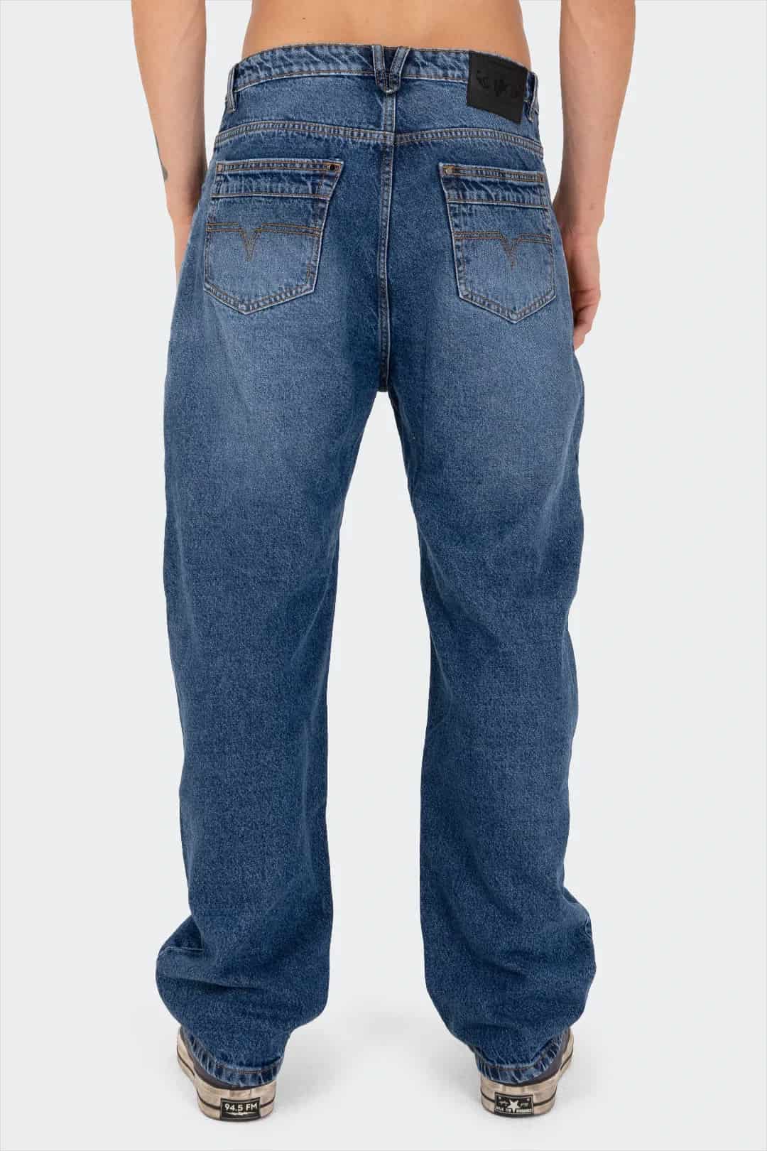 VENENO JEAN TRIPLE WAISTBAND BLUE - miniatura 4