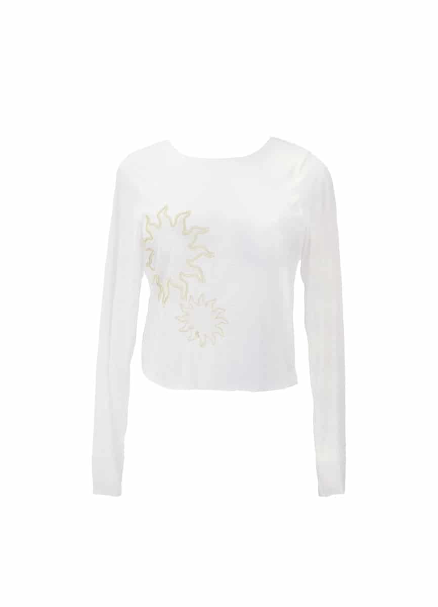CRYSTAL SHORE CARLOTA MESH SWEATER 9536 - miniatura 1