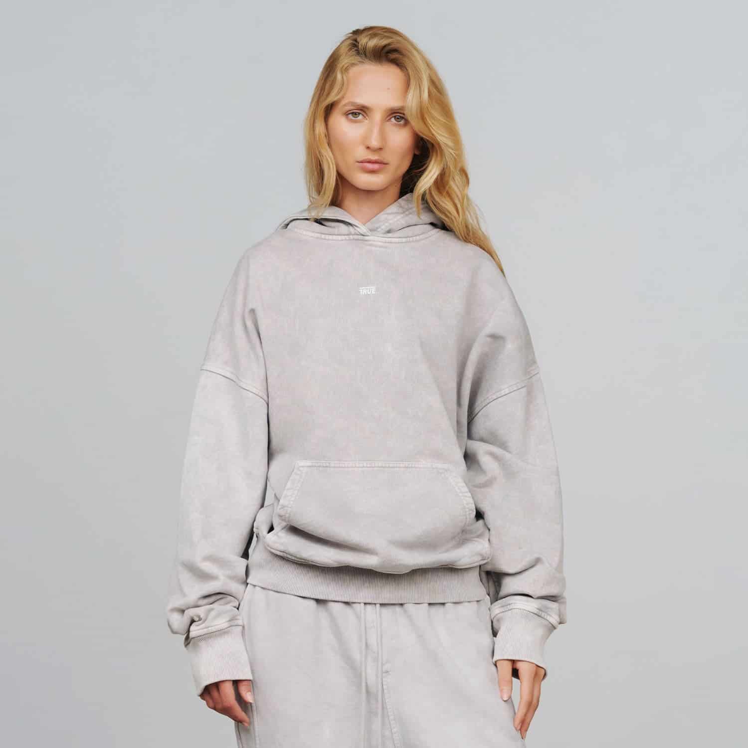 True Classic Hoodie - Washed Gray - miniatura 2