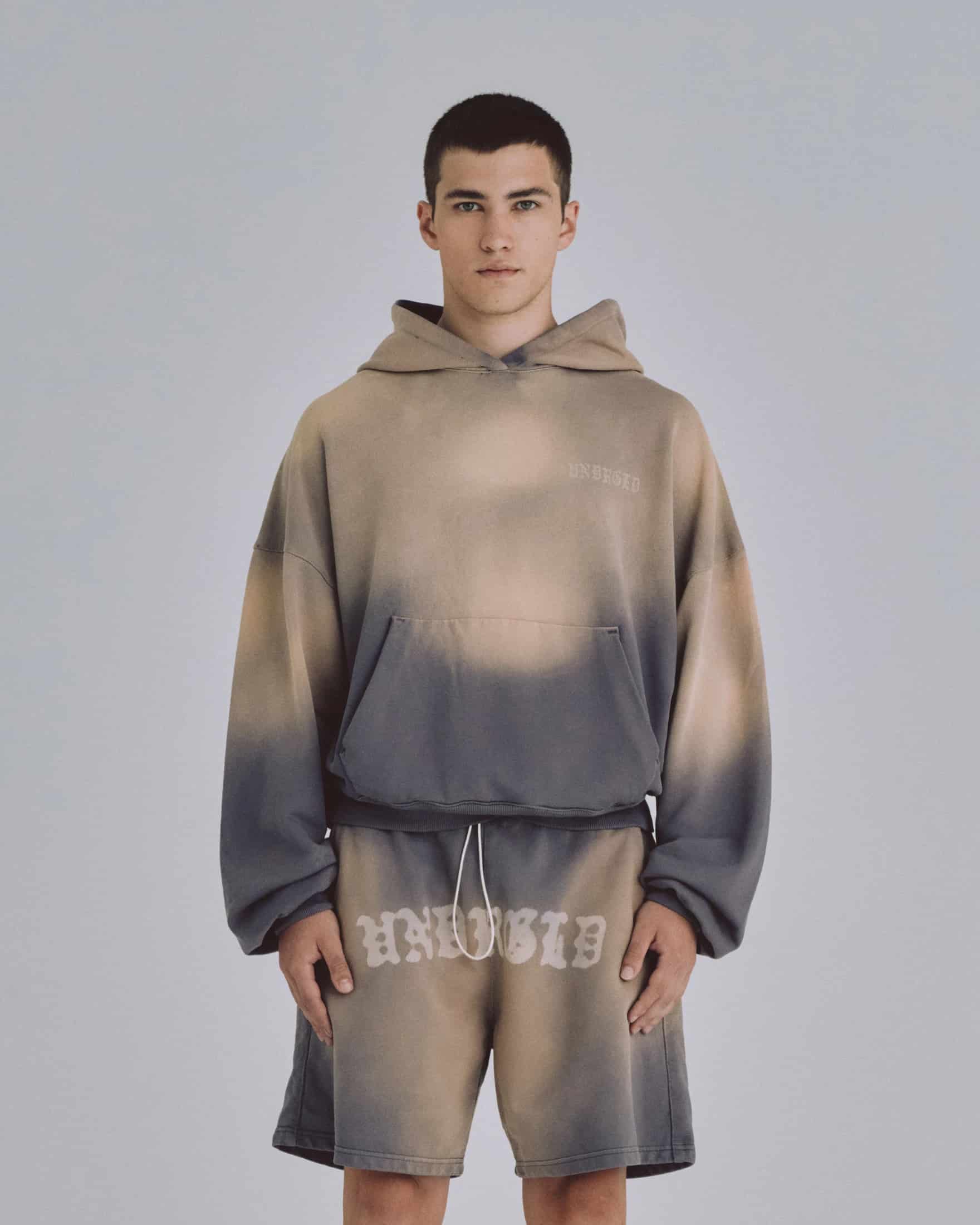 94' Fragments Boxy Fit Hoodie Dirty Brown - miniatura 2