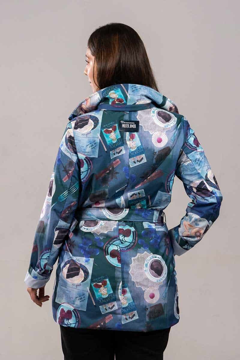 Parka Trench Tinto De Medianoche - miniatura 4