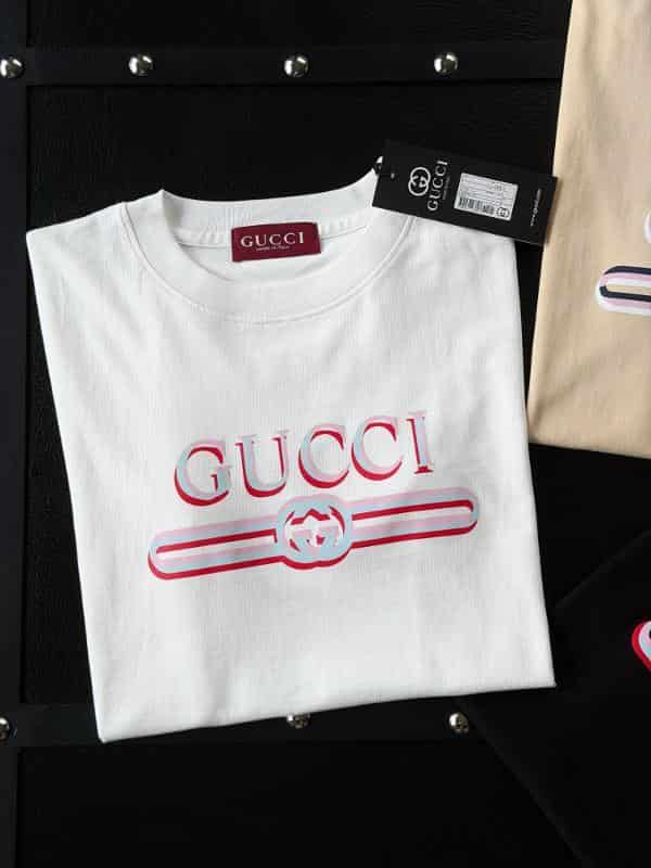 CAMISA GUCCI BLANCA NUDE Y NEGRA - miniatura 3