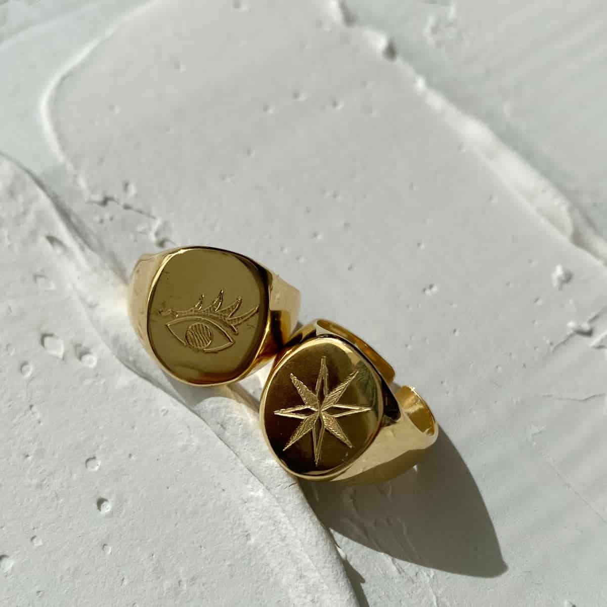 ANILLO ESTRELLA ORO - miniatura 3