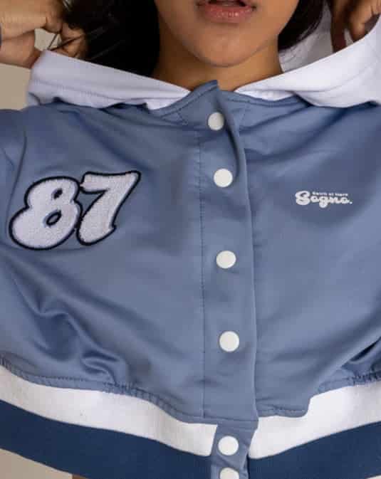 Chaqueta CropTop Angel Azul - miniatura 2