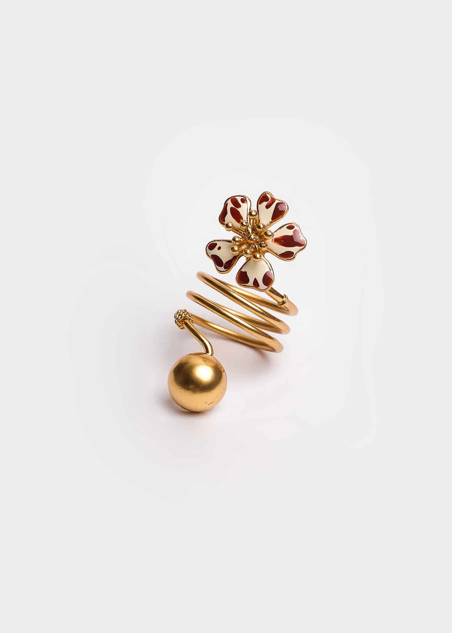 Anillo Aurora Mini espiral Butter - miniatura 1