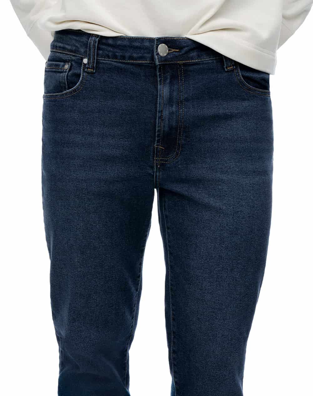 Jean slim tiro medio indigo hombre - miniatura 4