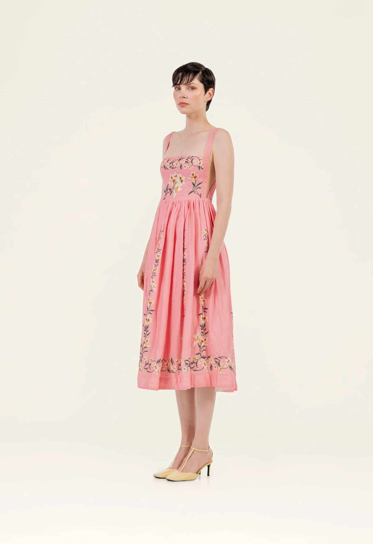 Mielero Promesa Midi Dress - miniatura 5