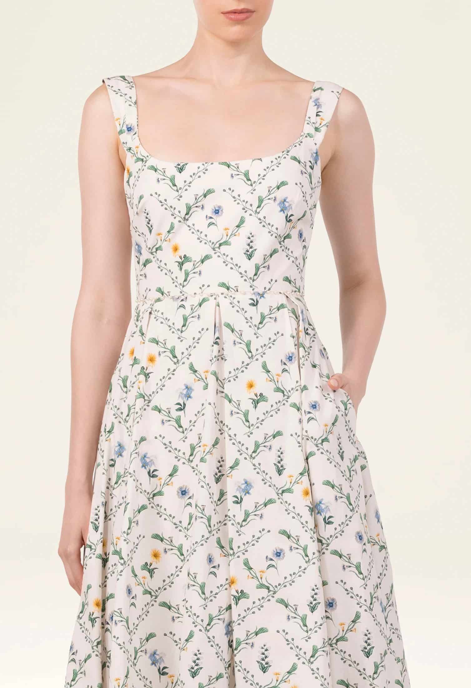 Alcaparra Brisa  Midi Dress - miniatura 7