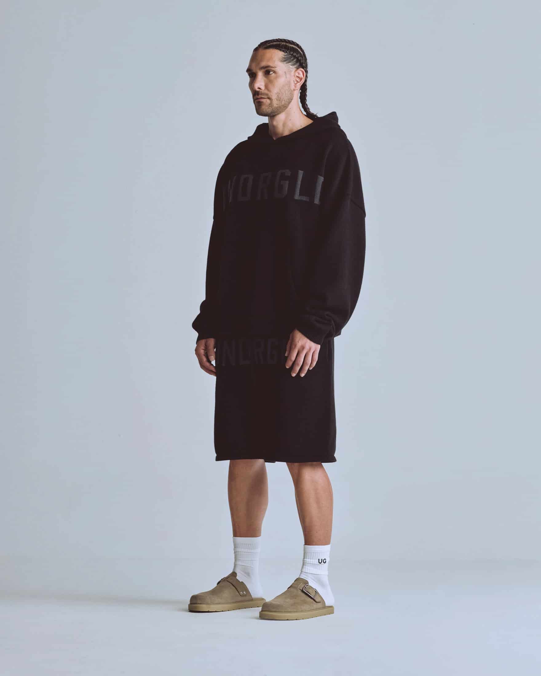 Basics UNDRGLD Knitted Shorts Black - miniatura 5