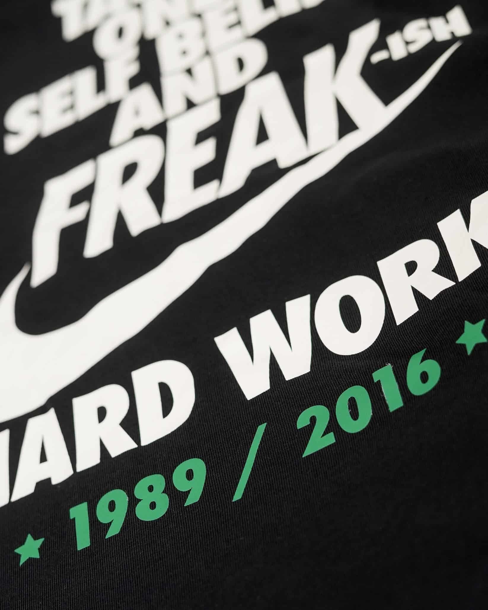 CAMISETA NEGRA HOMBRE HARD WORK NIKE - miniatura 4