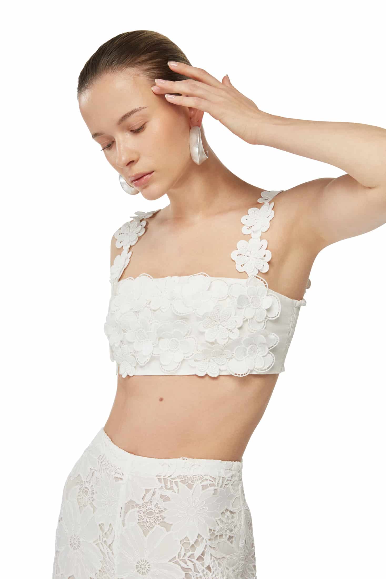 SOLANGE TOP WHITE - miniatura 1