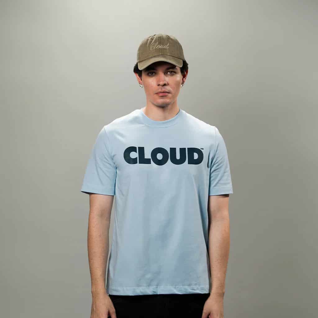 Camiseta BLOCK azul sobre azul  (Regular fit) - miniatura 7
