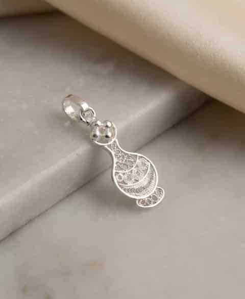 Dije en Plata Personalizado Nacimiento - miniatura 1