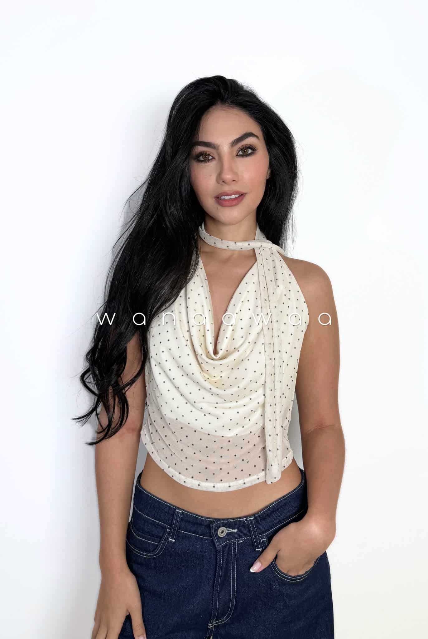 BLUSA MOKA POLKA DOTS - miniatura 1