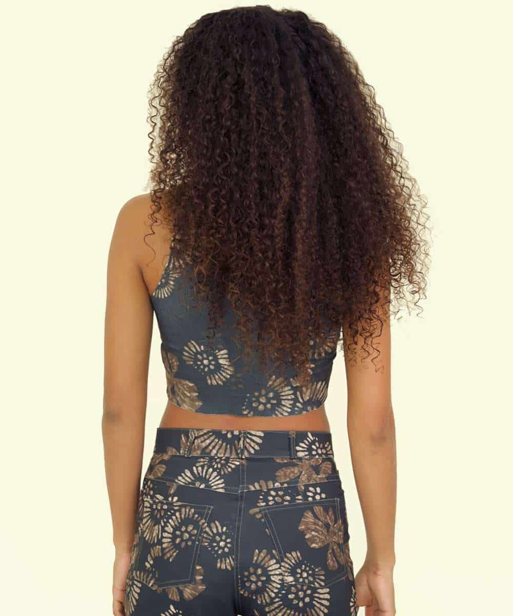 Cropped Tank in Far-Out Green - miniatura 2