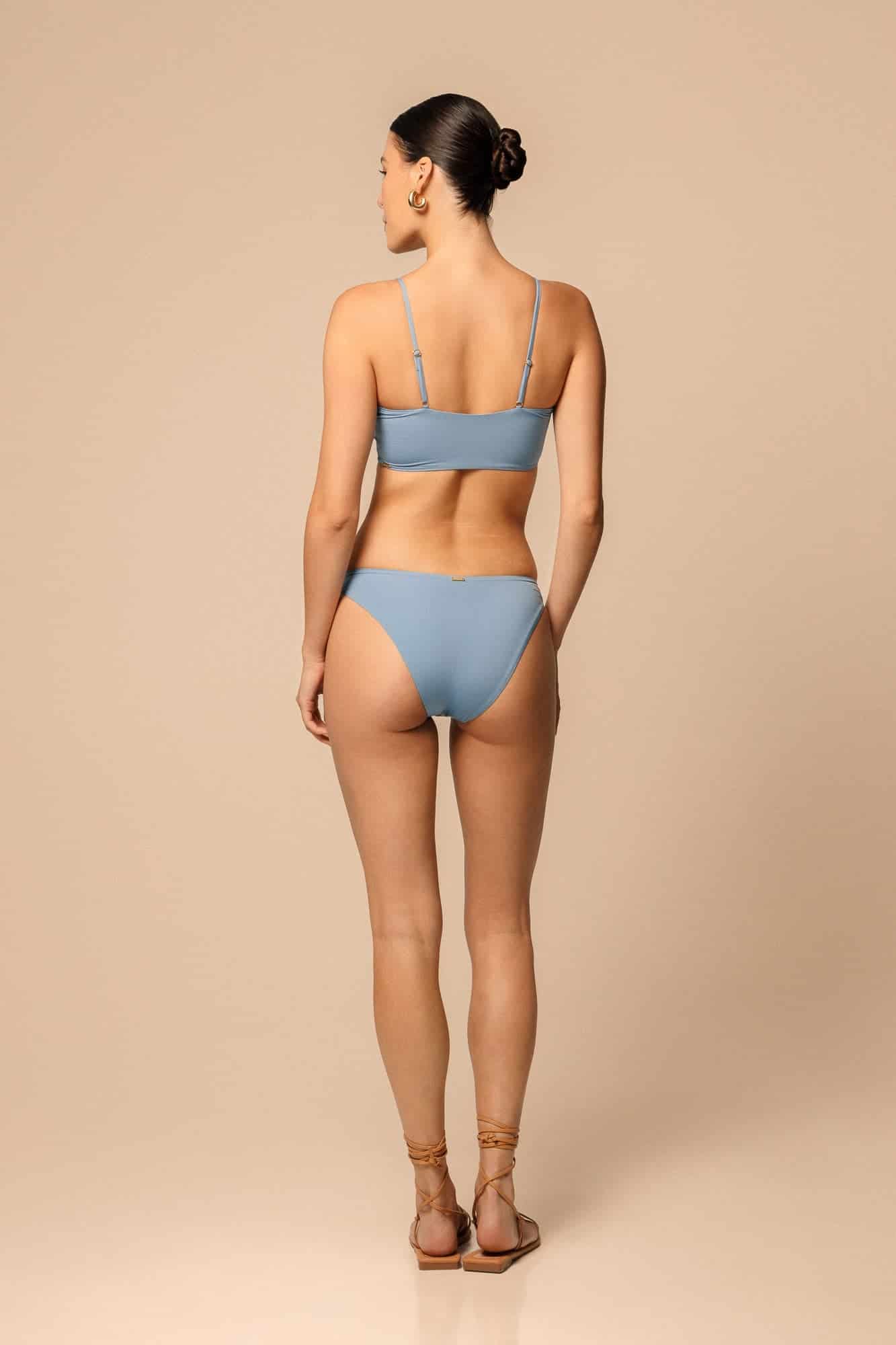 LETICIA BOTTOM / Azul Crema - miniatura 4