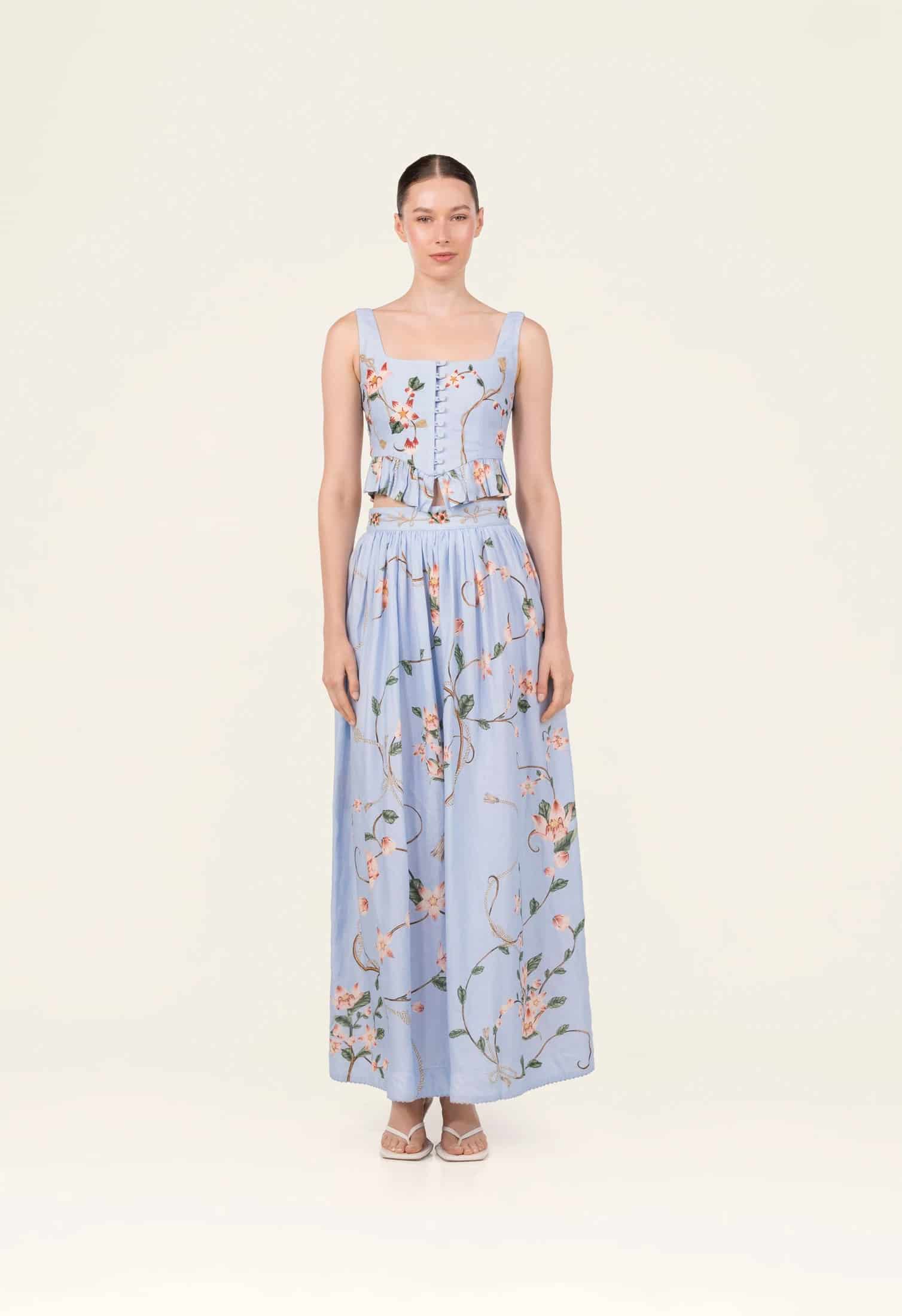 Tangelo Navegante Maxi Skirt - miniatura 5
