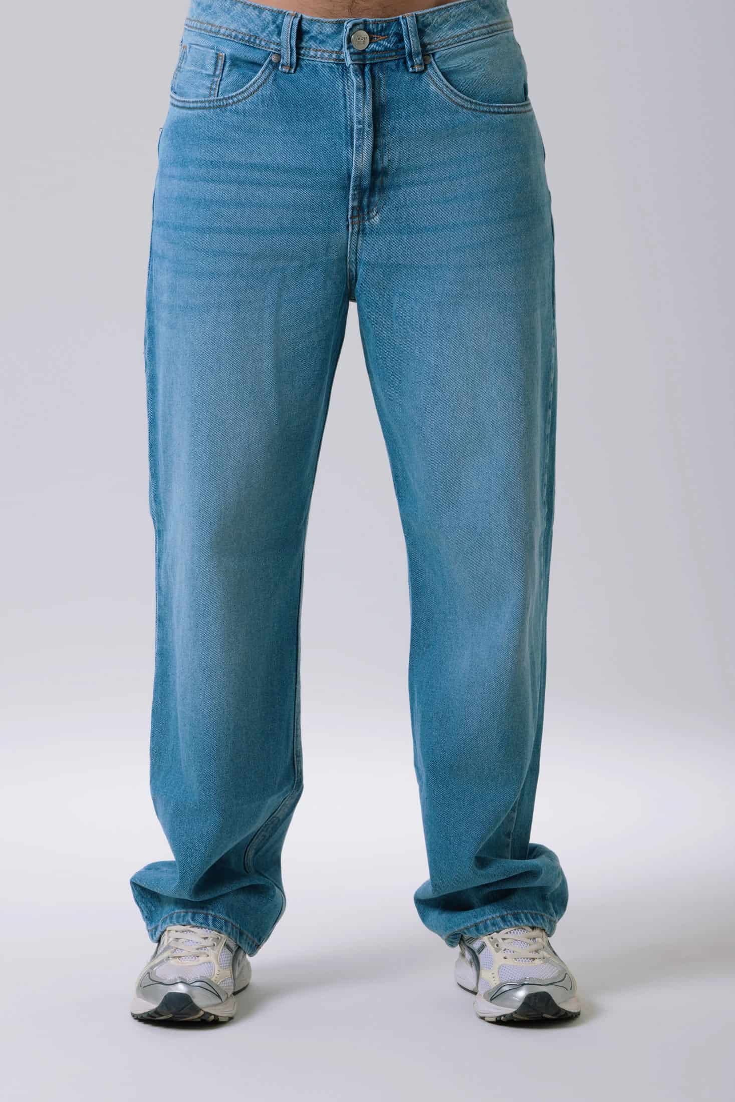 JEAN 5 BOLSILLOS COLOR AZUL CLARO - miniatura 1