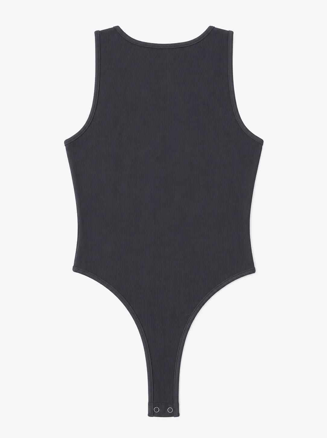 HALF BUTTON BODY - DARK GRAY - miniatura 3