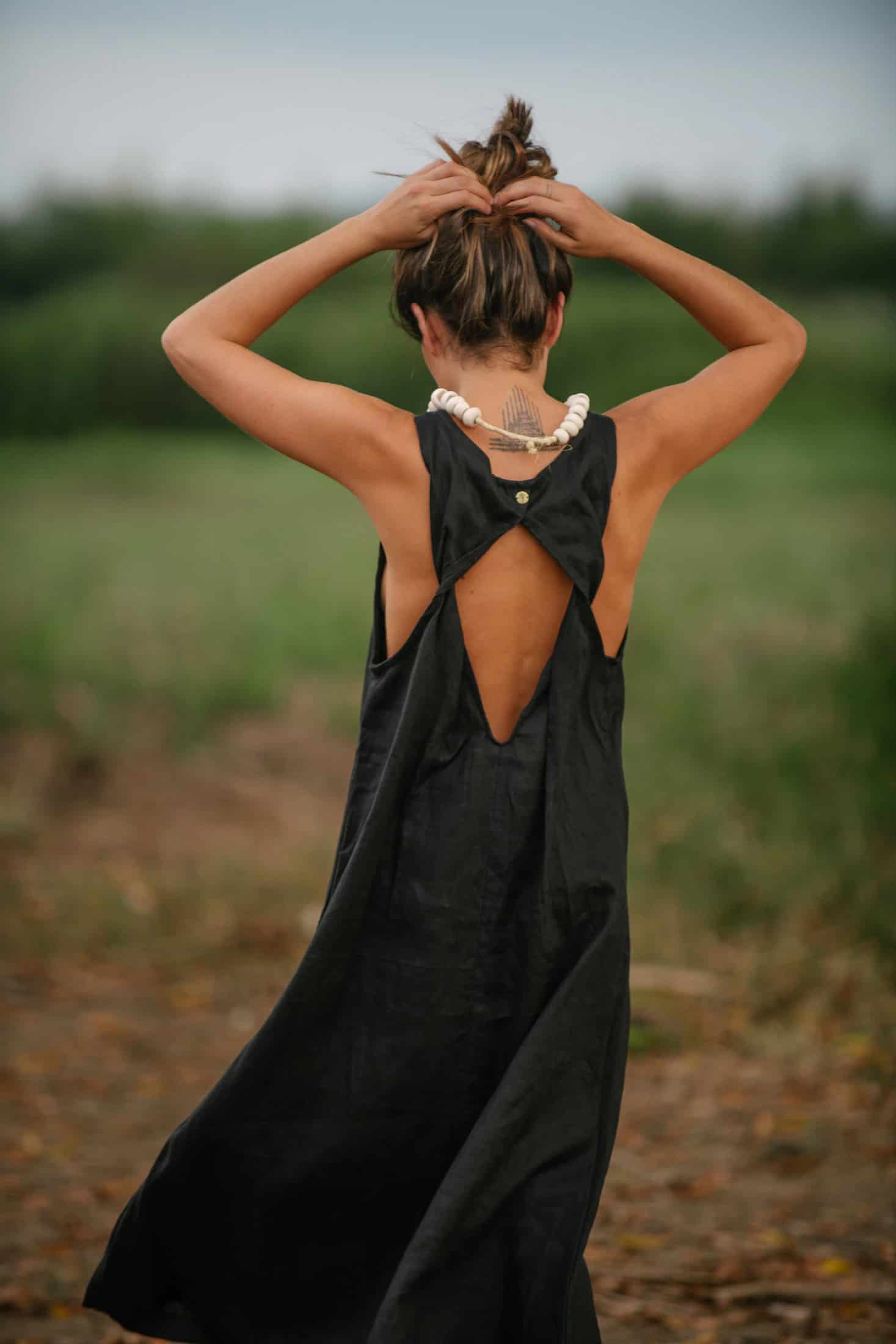 Vestido Shella - Negro - miniatura 1