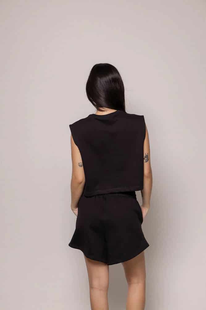 Camisilla 8727 Sgo Dama-Negra - miniatura 3