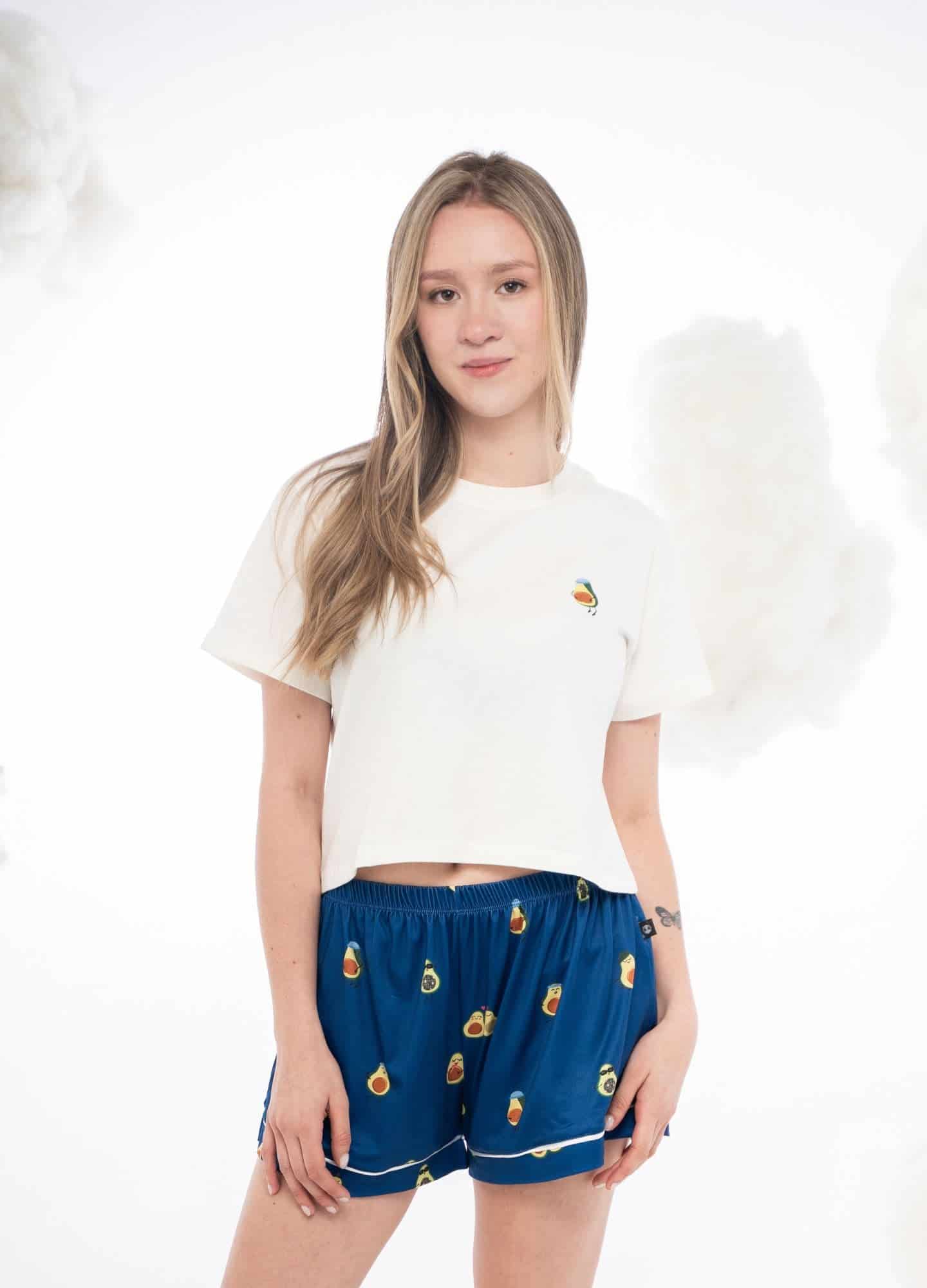 Conjunto Short Aguacates - Azul - miniatura 1