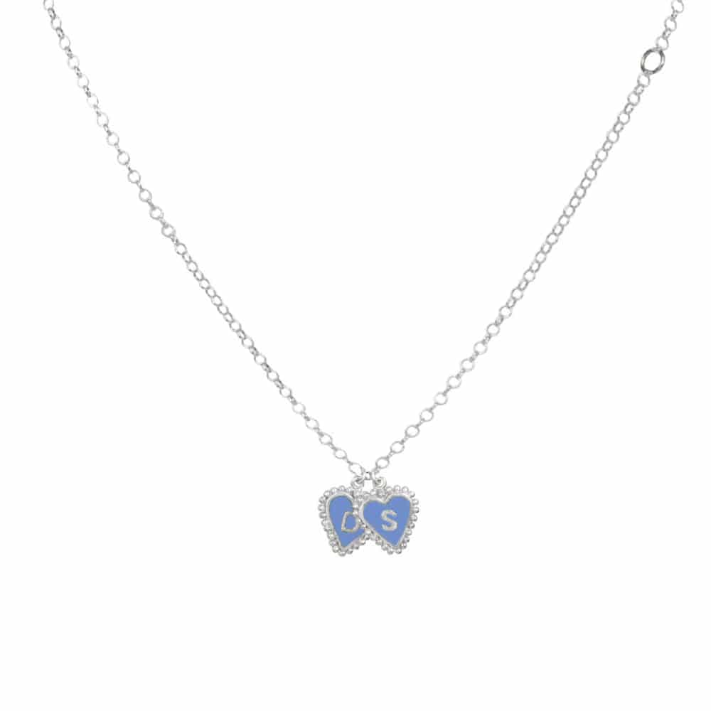 PreOrder Cadena 2 Letras Heart Plata - miniatura 8
