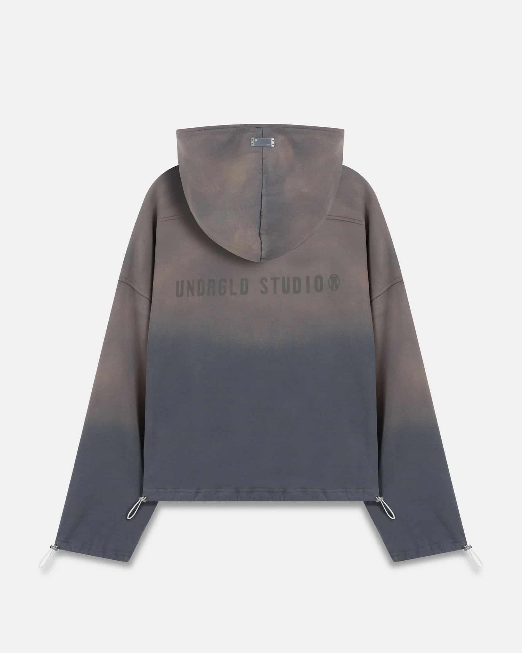 Spring Worn Logo Toggle Adjusted Hoodie Sandblast Gray - miniatura 3