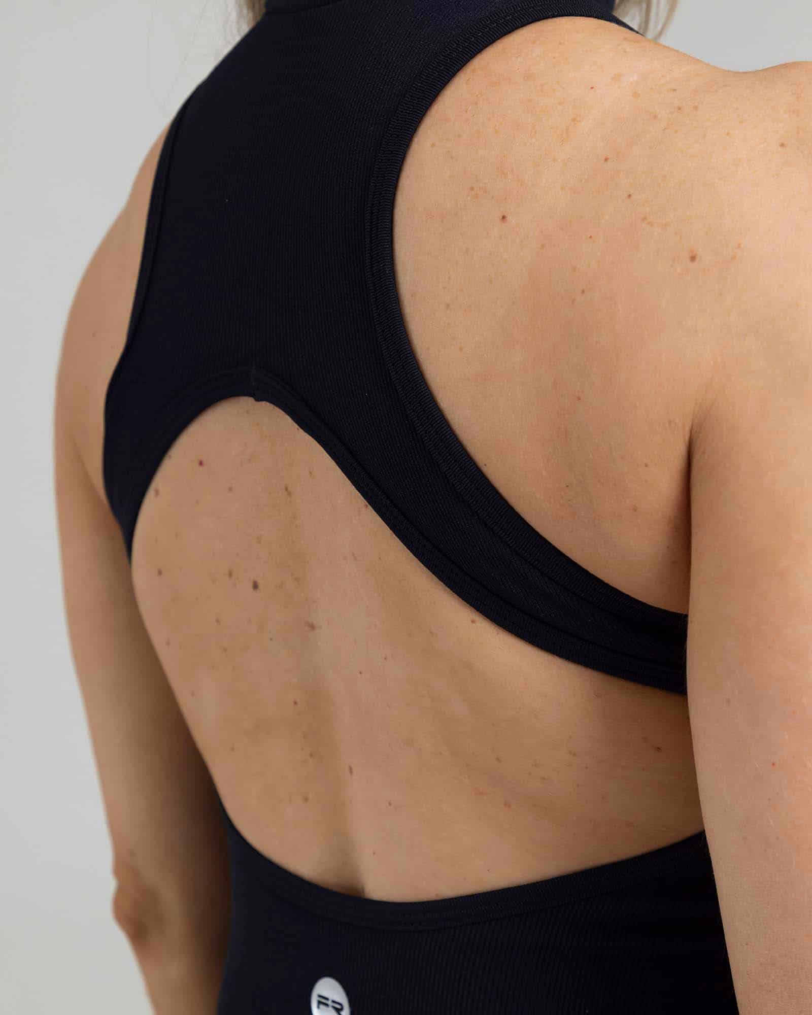 Body zipper negro tropi FIBER - miniatura 5