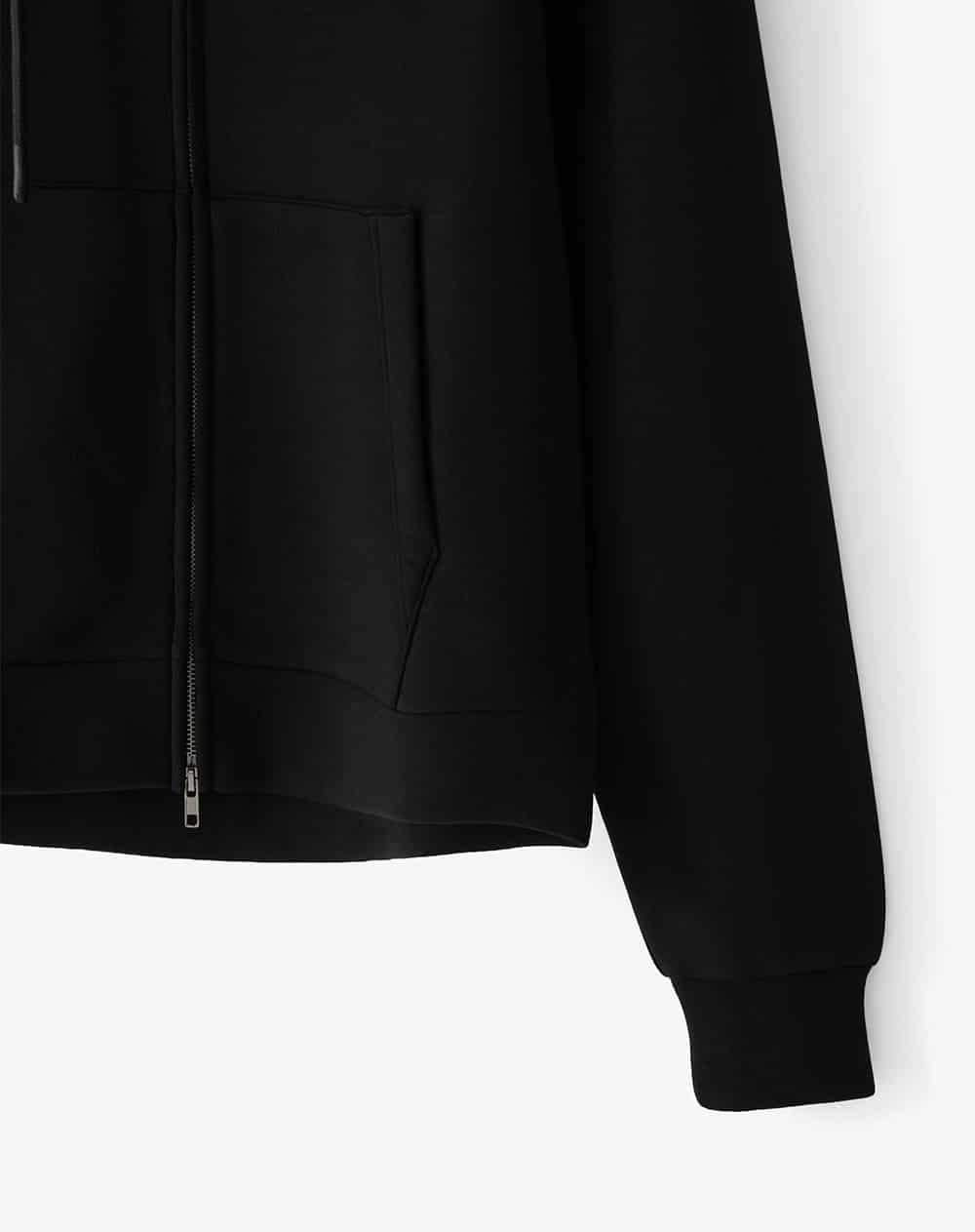 Buzo tipo hoodie negro unisex GEF | MORAT - miniatura 10