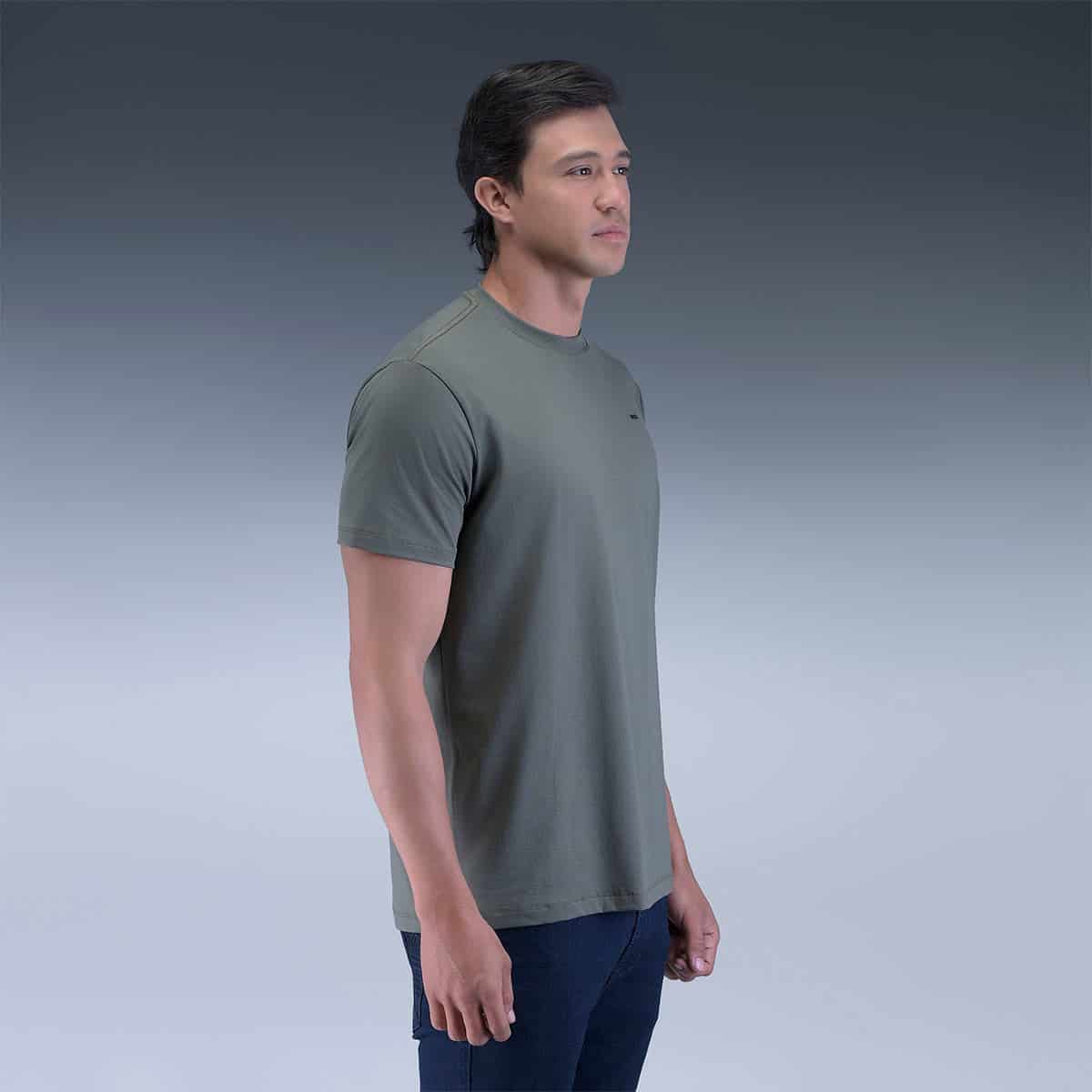 Camiseta Verde Básica - miniatura 3
