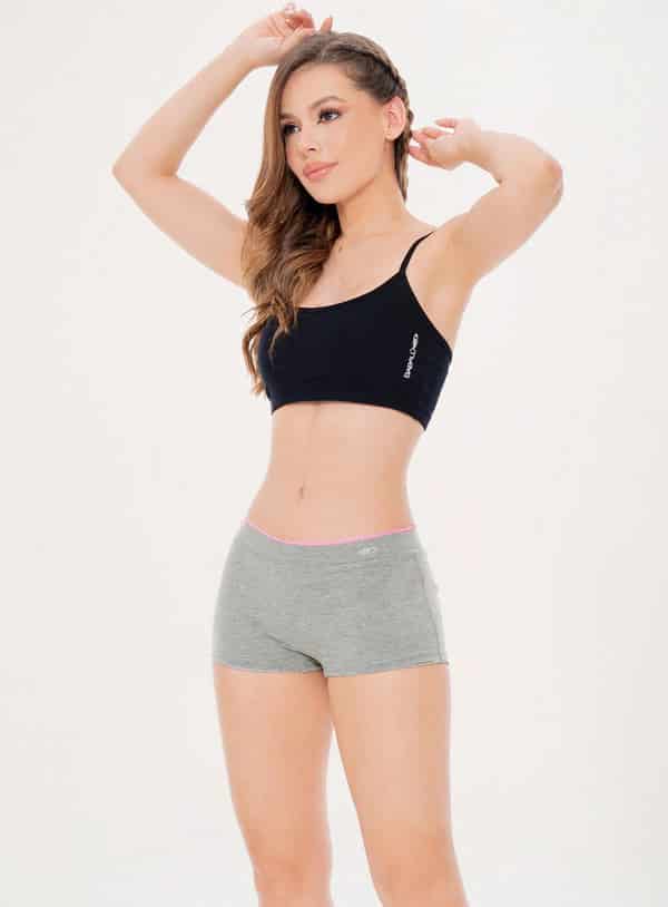 BOXER DAMA WINONA EN LYCRA ALGODÓN, CORTE EN CINTURA ELASTICO BOLERO  DELICADO EN CINTURA - miniatura 2