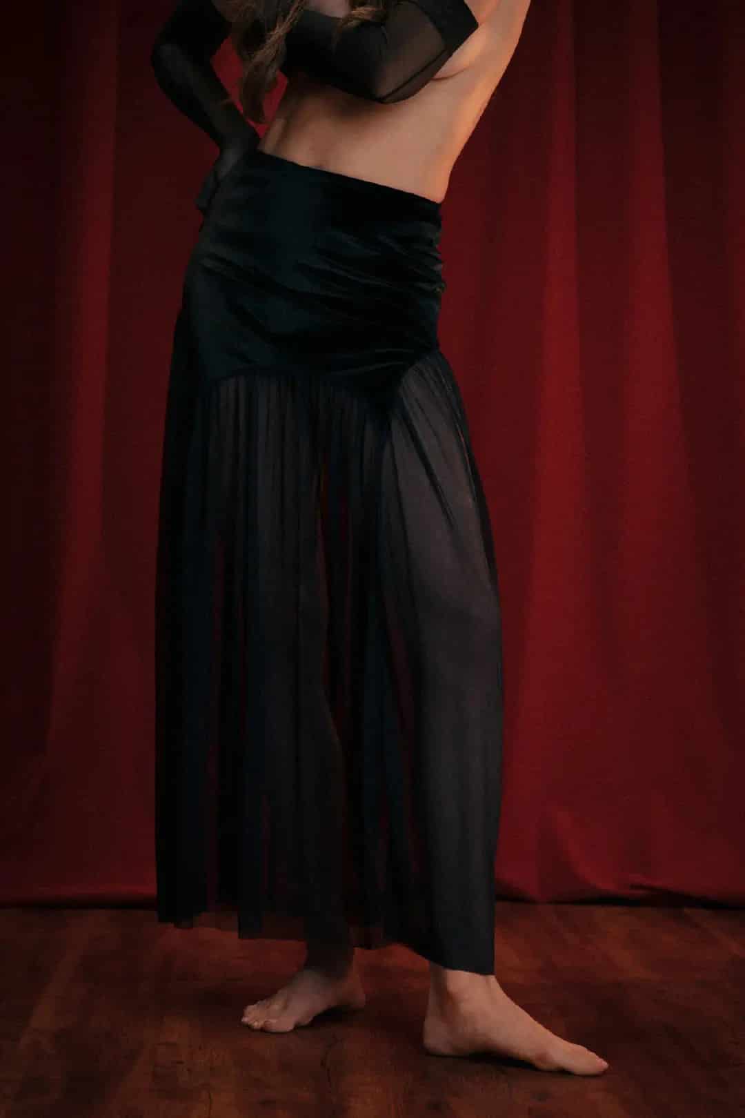 FALDA SUZETTE NEGRO - miniatura 1