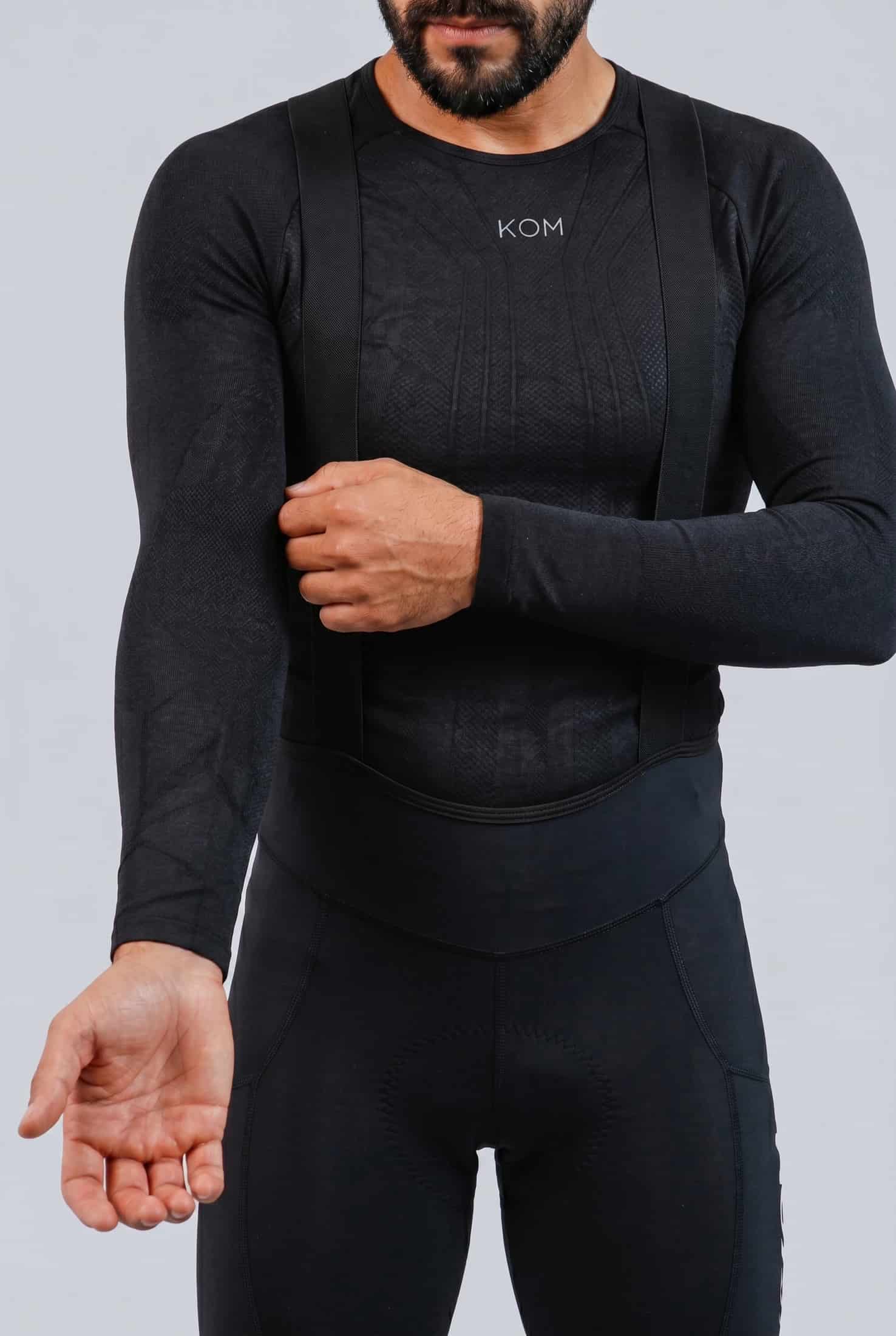 Camisilla interior manga larga baselayer ciclismo & running - miniatura 6