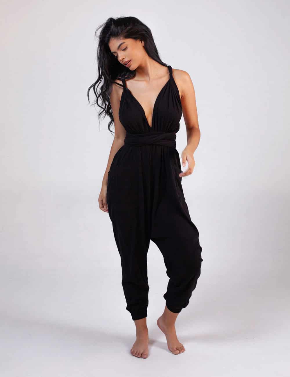Jumper Tiras Ajustables Convert Negro Mujer - miniatura 5