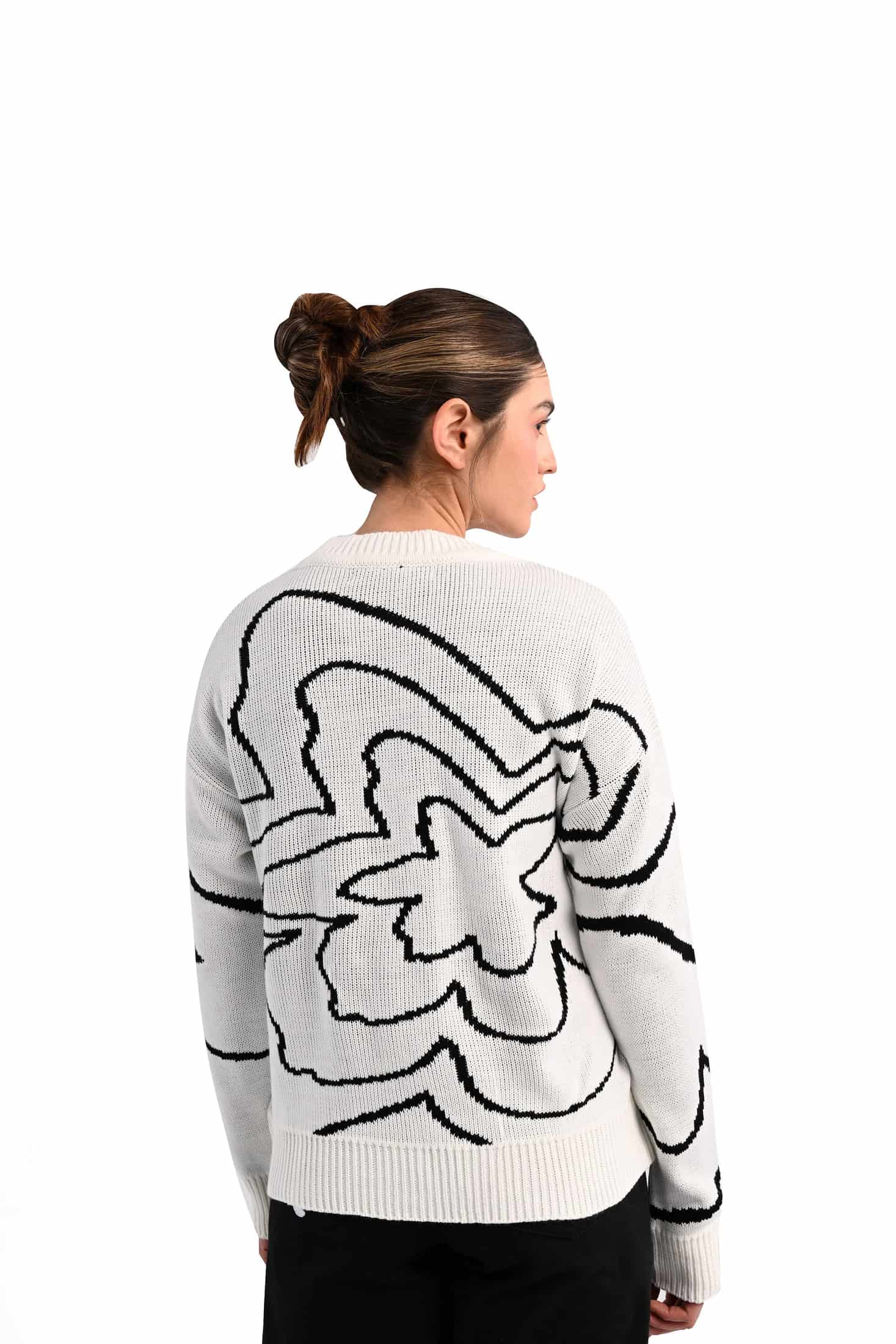 Begonia white Crewneck - miniatura 3