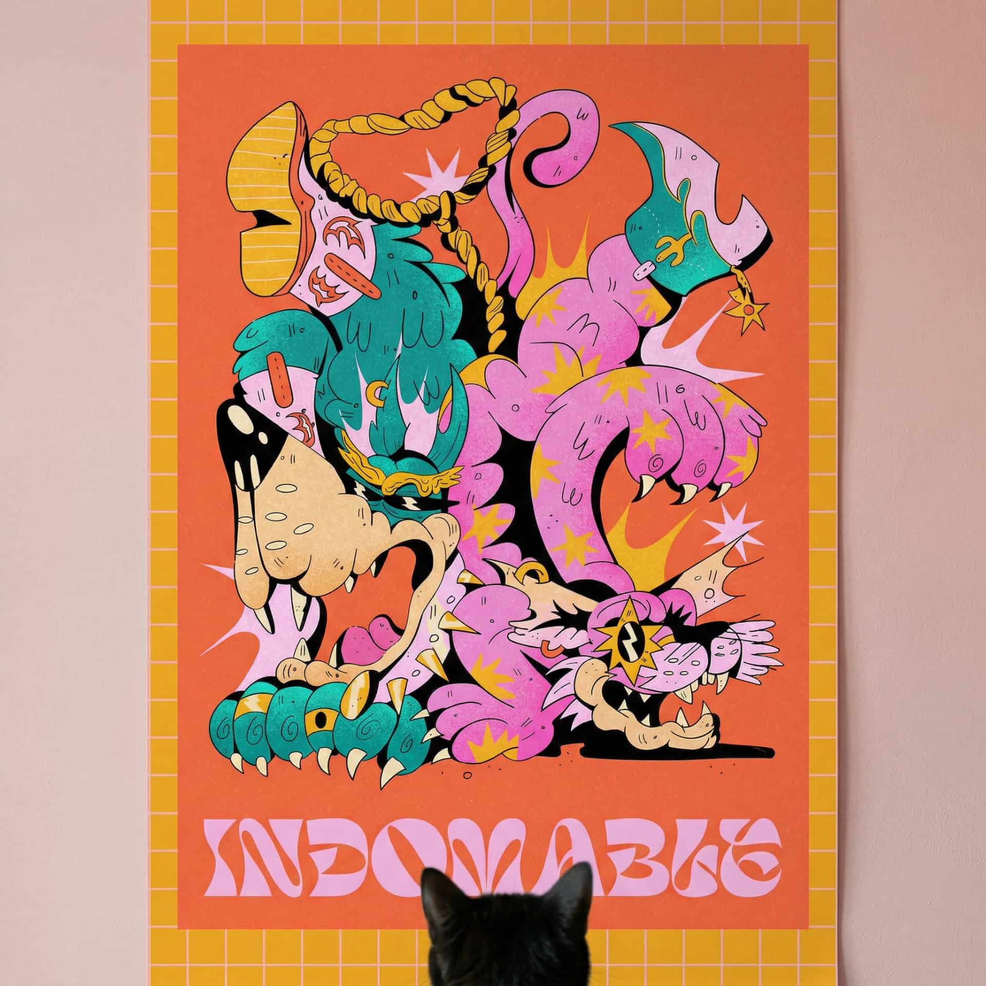 💥🐾 Póster Indomable - miniatura 2