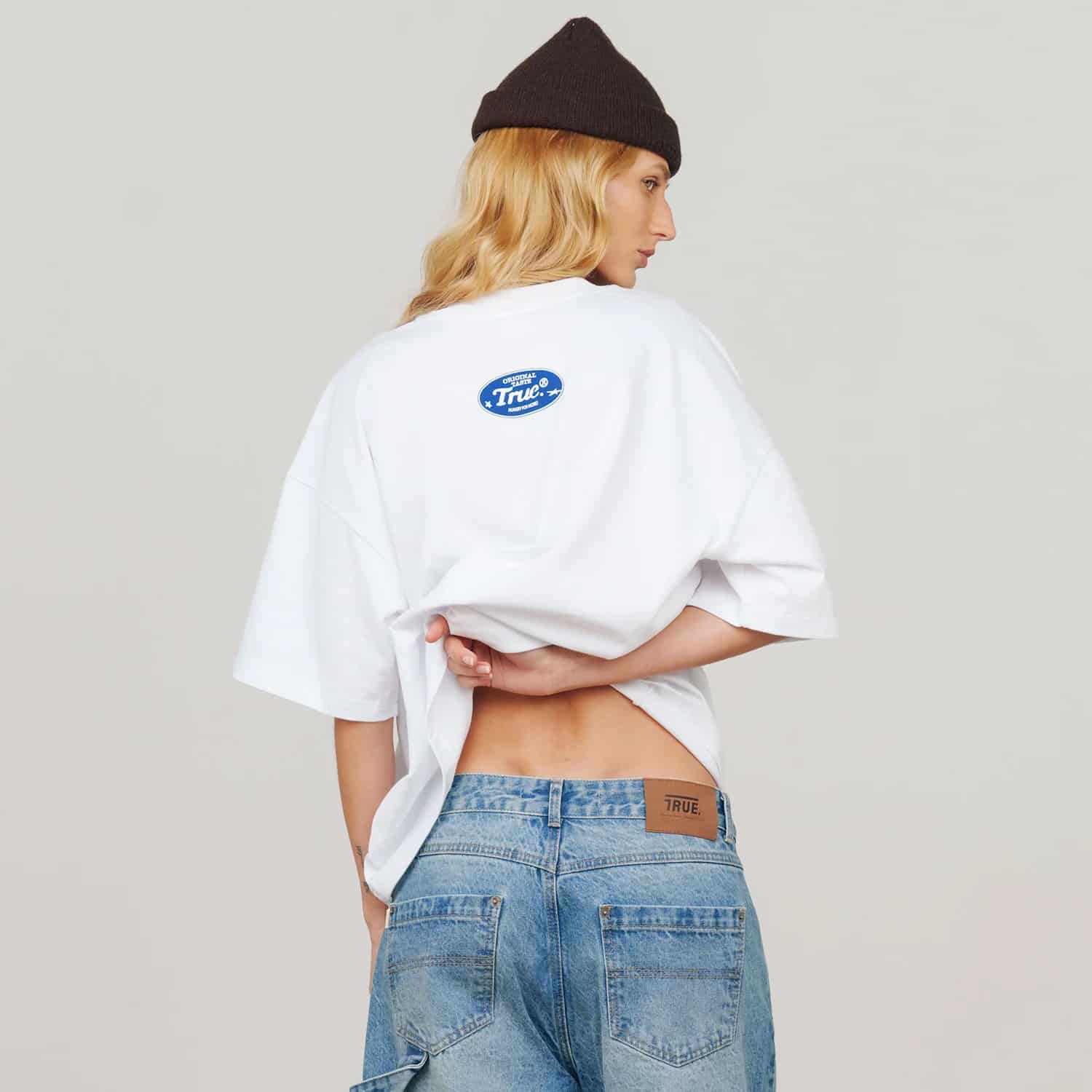 Lollipop Boxy Tee - White - miniatura 16